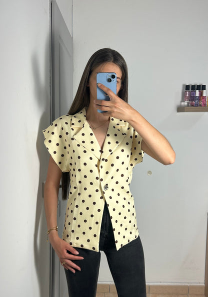 Veste à pois